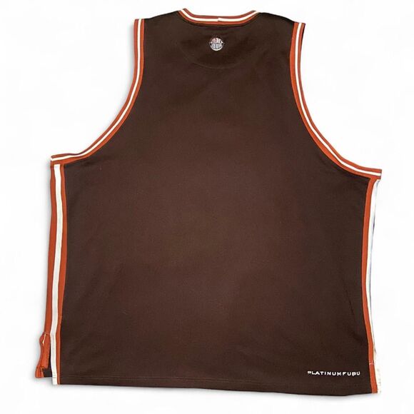 Y2K Harlem Globetrotters FUBU Jersey | Oversized 5X Embroidered Streetwear NBA S - Picture 8 of 8